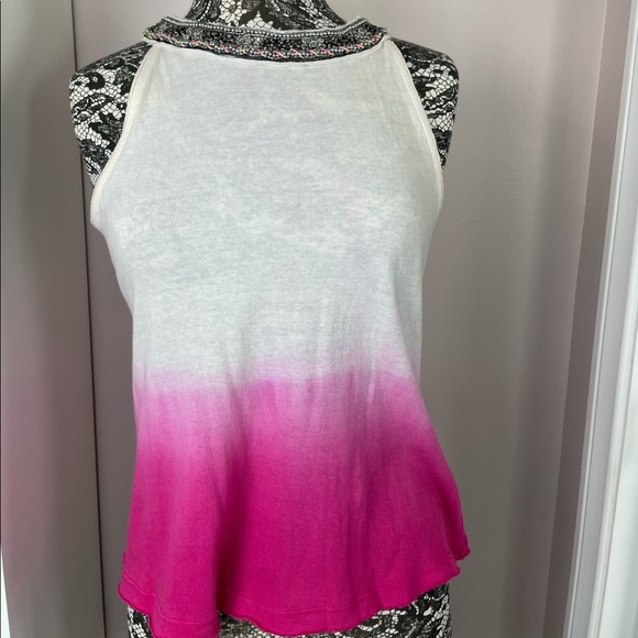 Free People pink ombré swing top size medium. - Picture 1 of 7